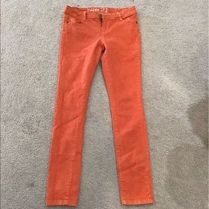 Orange skinny jeans Girls